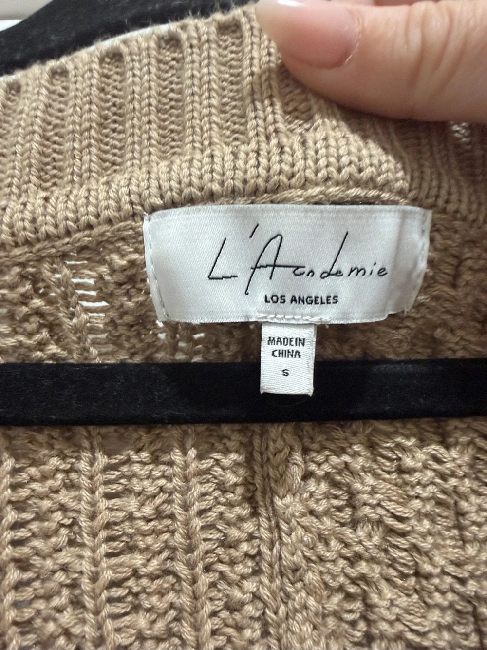 L’Acadamie Hara Sweater Vest in Tamarind Small